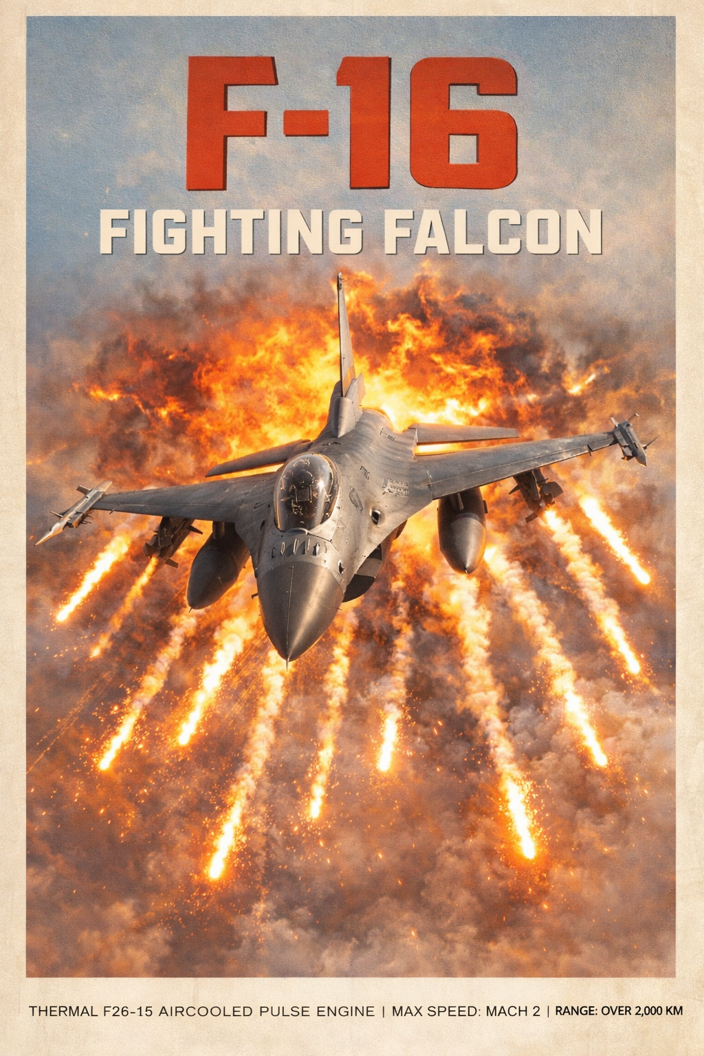 F16 Falcon Poster